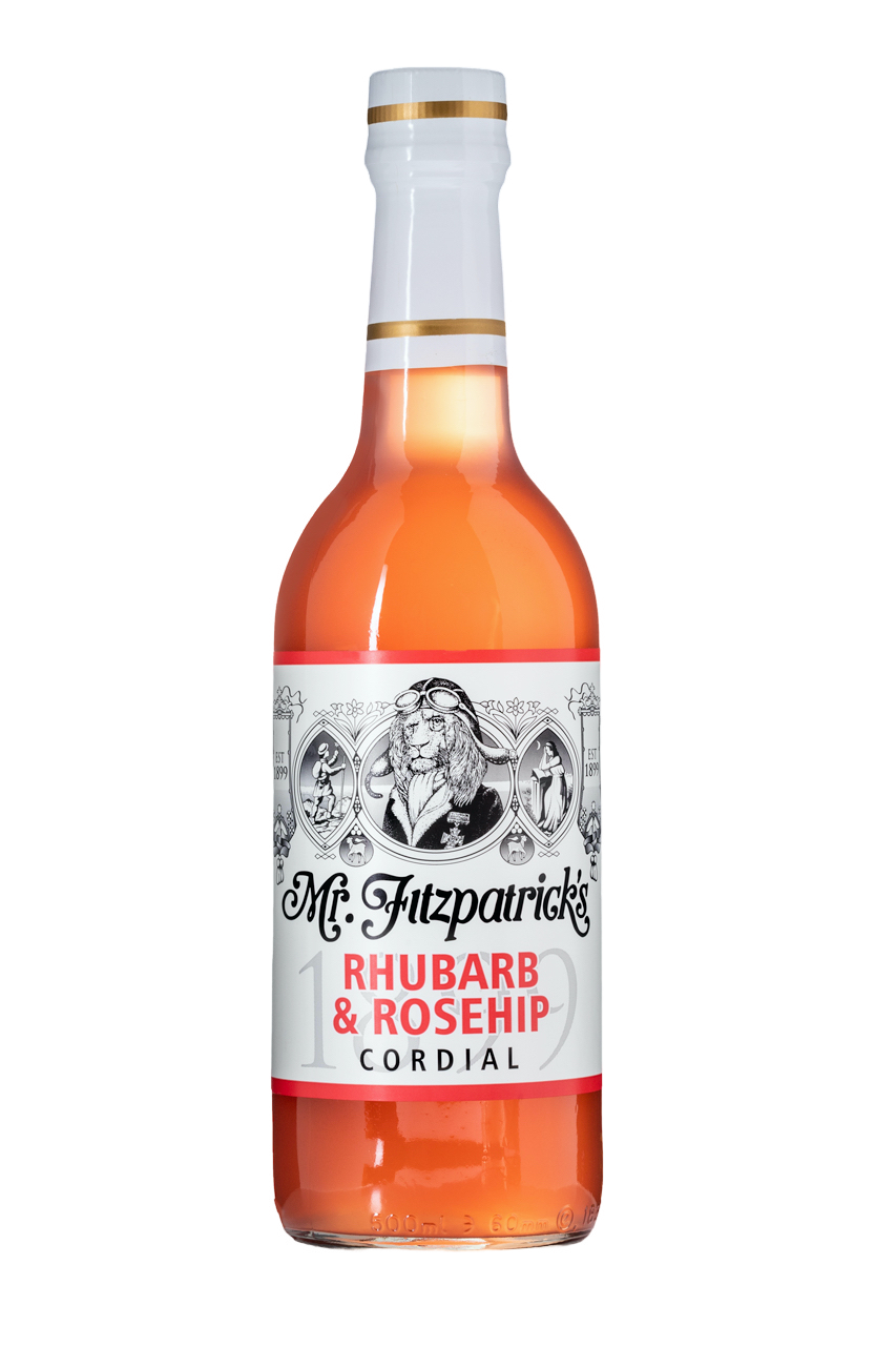 Sirup | Rhabarber und Hagebutte | 0,5 L | Mr. Fitzpatricks