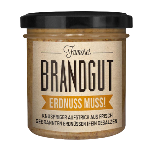 Erdnuss Muss! | Aufstrich aus gebrannten Erdnüssen mit Meersalz | Brandgut | Hamburg