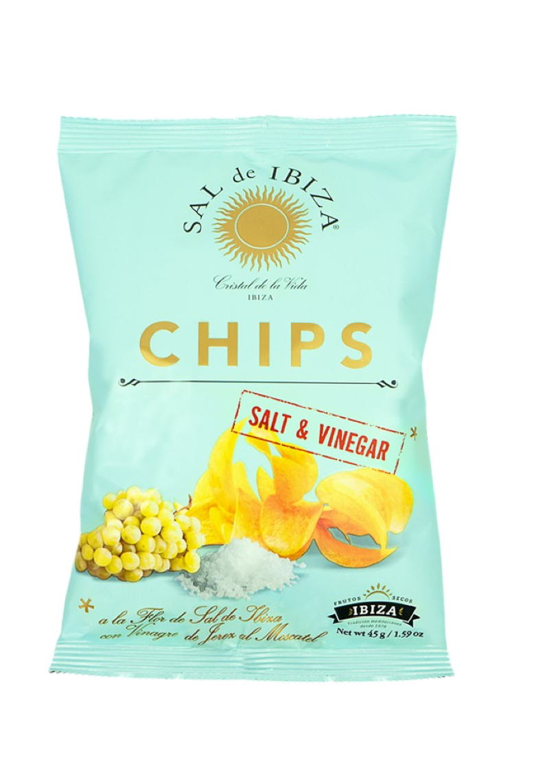 Kartoffelchips mit Salz und Essig | 45g | Sal de Ibiza