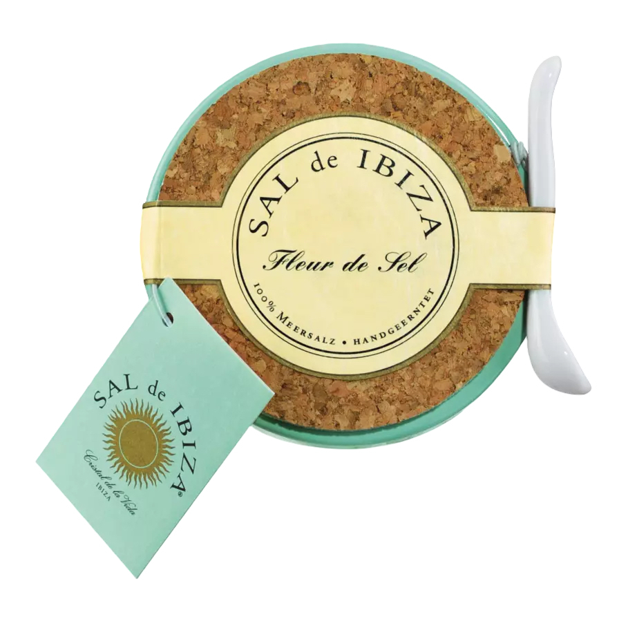 Fleur de Sel im Steintopf | 150 g | Sal de Ibiza
