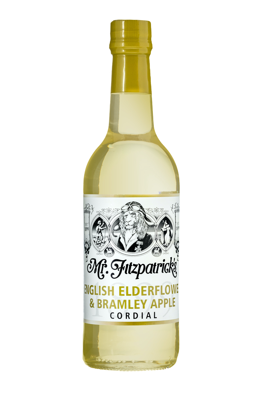 Sirup | Englische Holunderblüte und Brambley Apfel | 0,5 L | Mr. Fitzpatricks