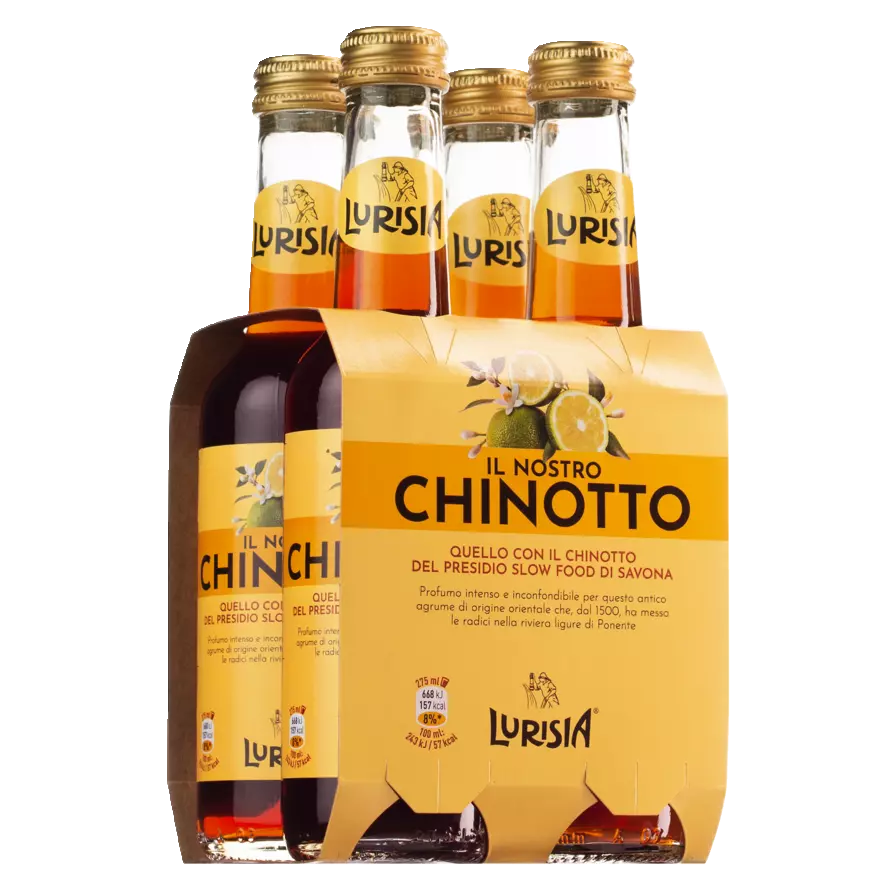 Chinotto | Bitterorangenlimonade | 4 x 275 ml | Lurisia
