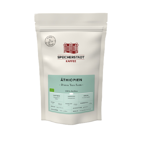 Äthiopien | Dimtu Tero Farm | 100% Arabiaca | ganze Bohne | 250 g | BIO | Speicherstadt Kaffeerösterei