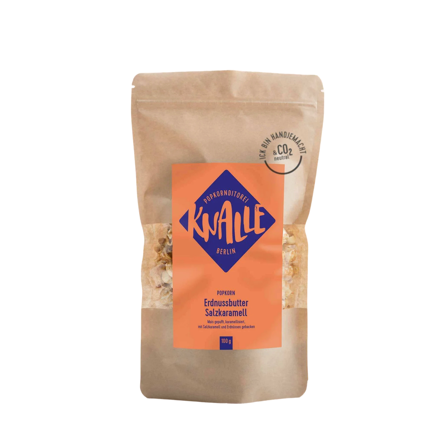 Popkorn | Erdnussbutter Salzkaramell | 100 g | Knalle