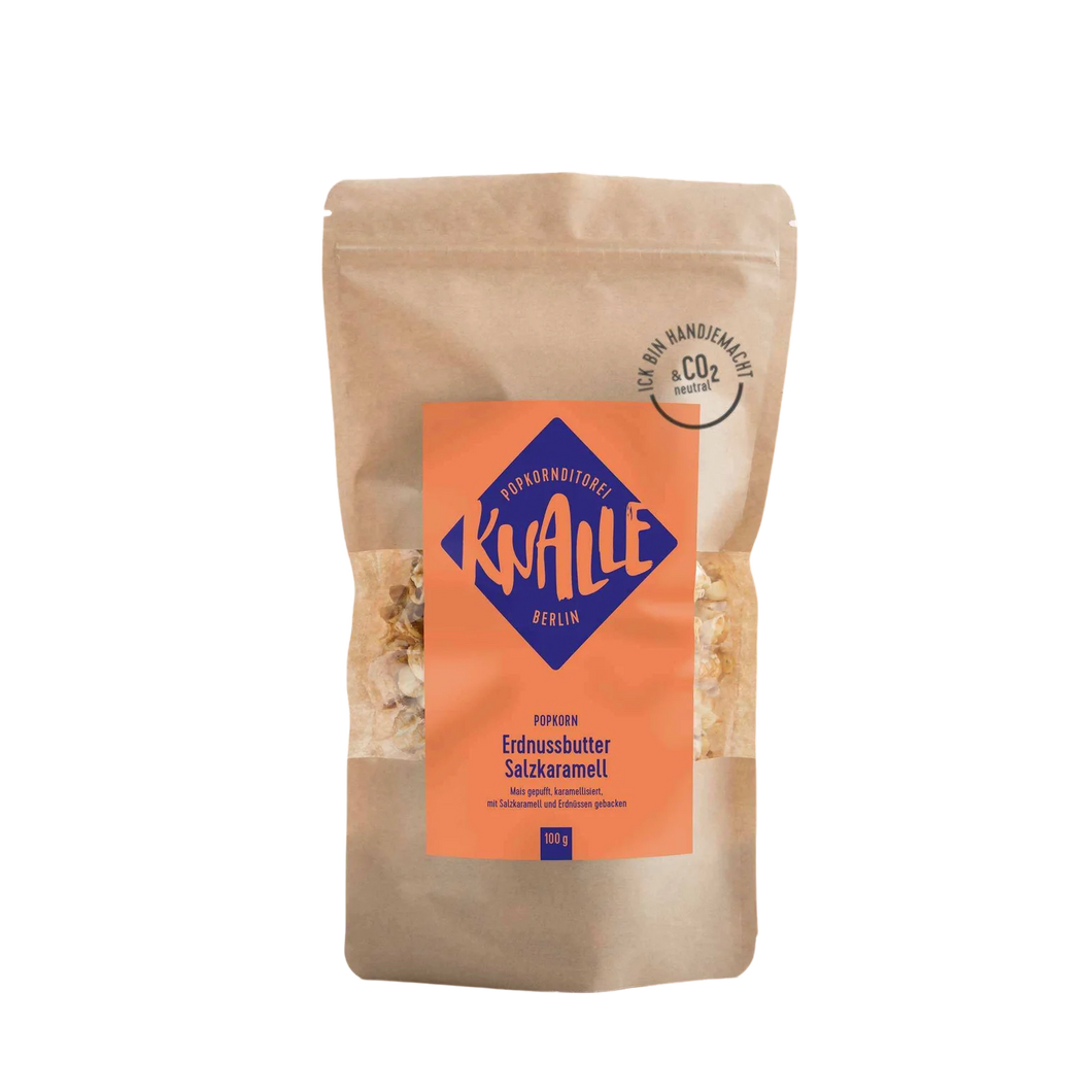 Popkorn | Erdnussbutter Salzkaramell | 100 g | Knalle