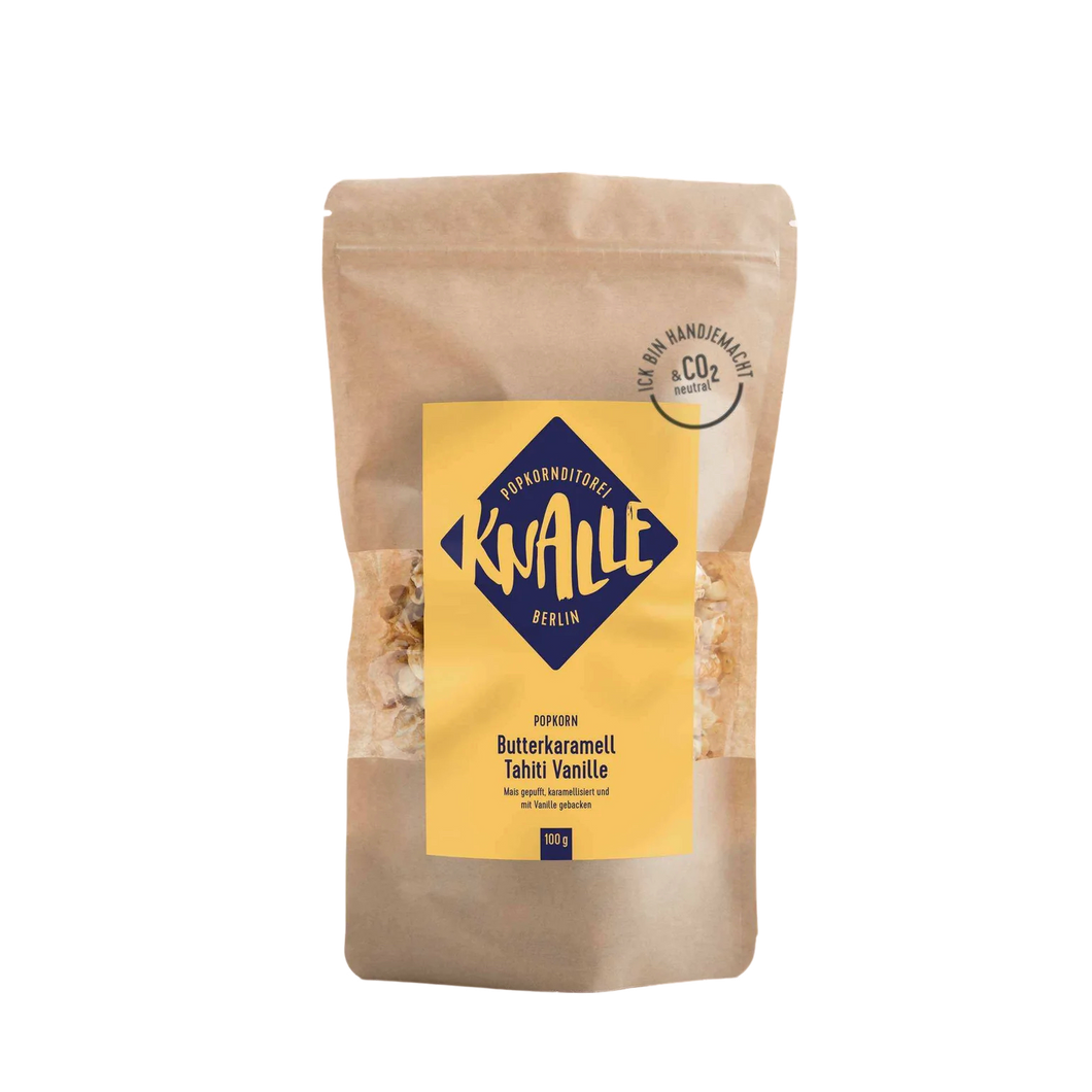Popkorn | Butterkaramell Tahiti-Vanille | 100 g | Knalle