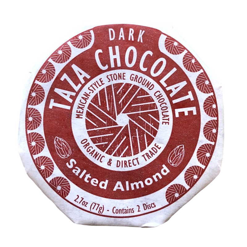 Dunkle Schokolade 40% mit gesalzenen Mandeln | BIO | 77 g | Taza