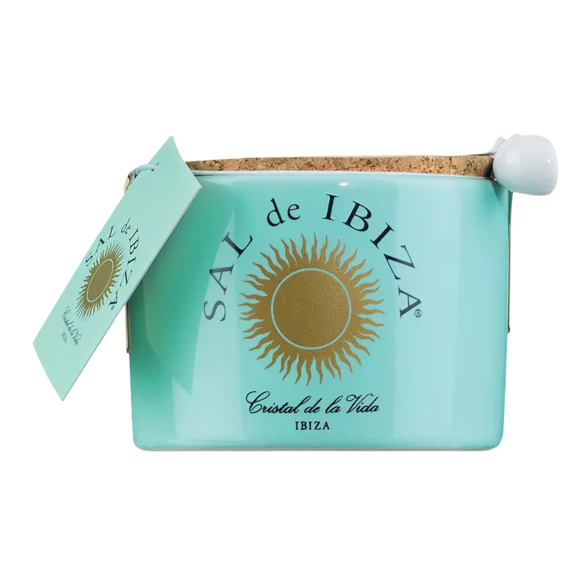 Fleur de Sel im Steintopf | 150 g | Sal de Ibiza